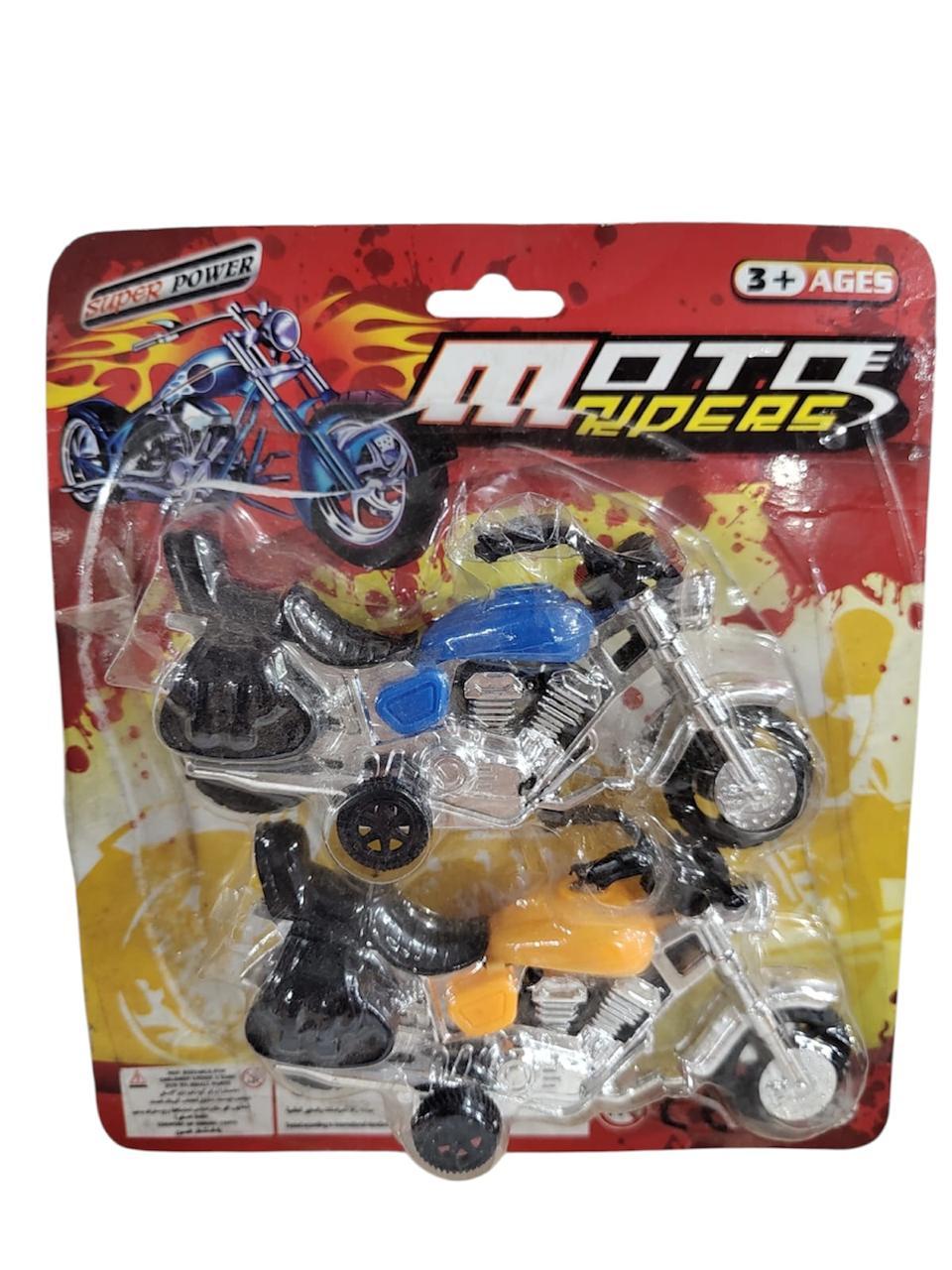 MOTO CHOPERA X 2 UNIDADES EN BLISTER