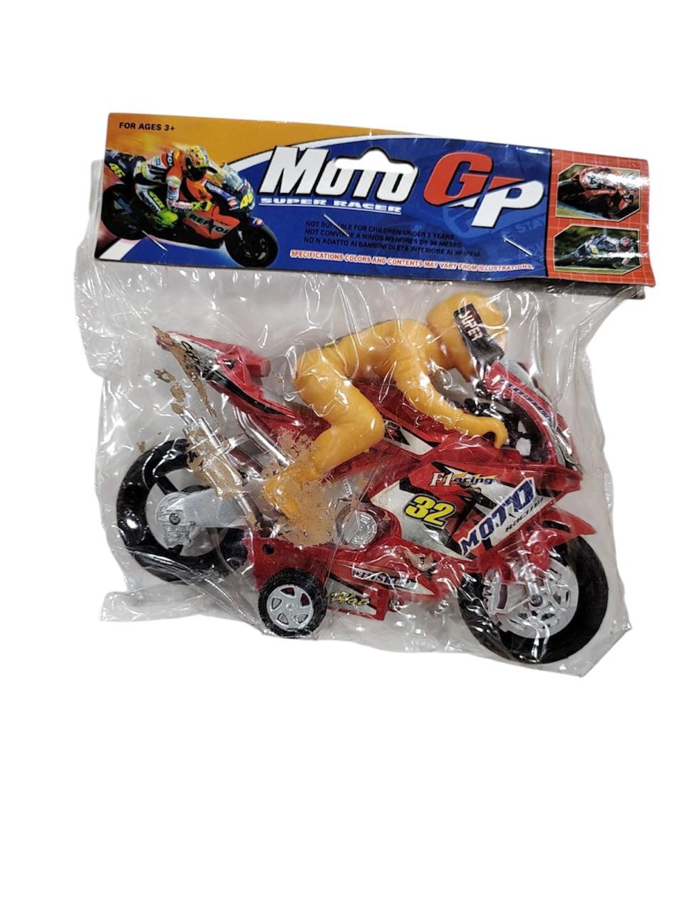 MOTO PLASTICA CON CORREDOR EN BOLSA