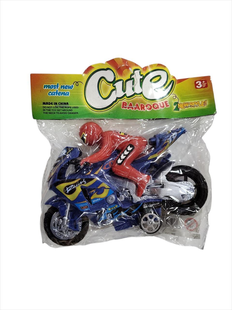 MOTO CARRERA CON CORREDOR EN BOLSA