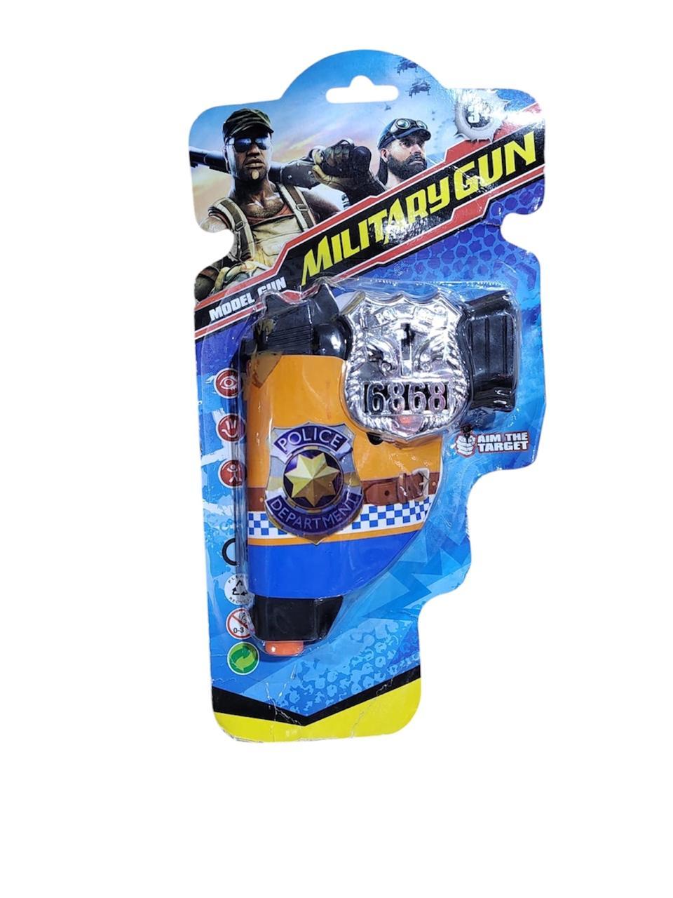 PISTOLA POLICIA CON ESTUCHE EN BLISTER