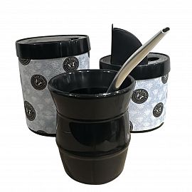 YERBERO/AZUCARERO SET X 4 PIEZAS PLASTICO