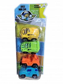 AUTO X 4 UNIDADES PLASTICO BLISTER