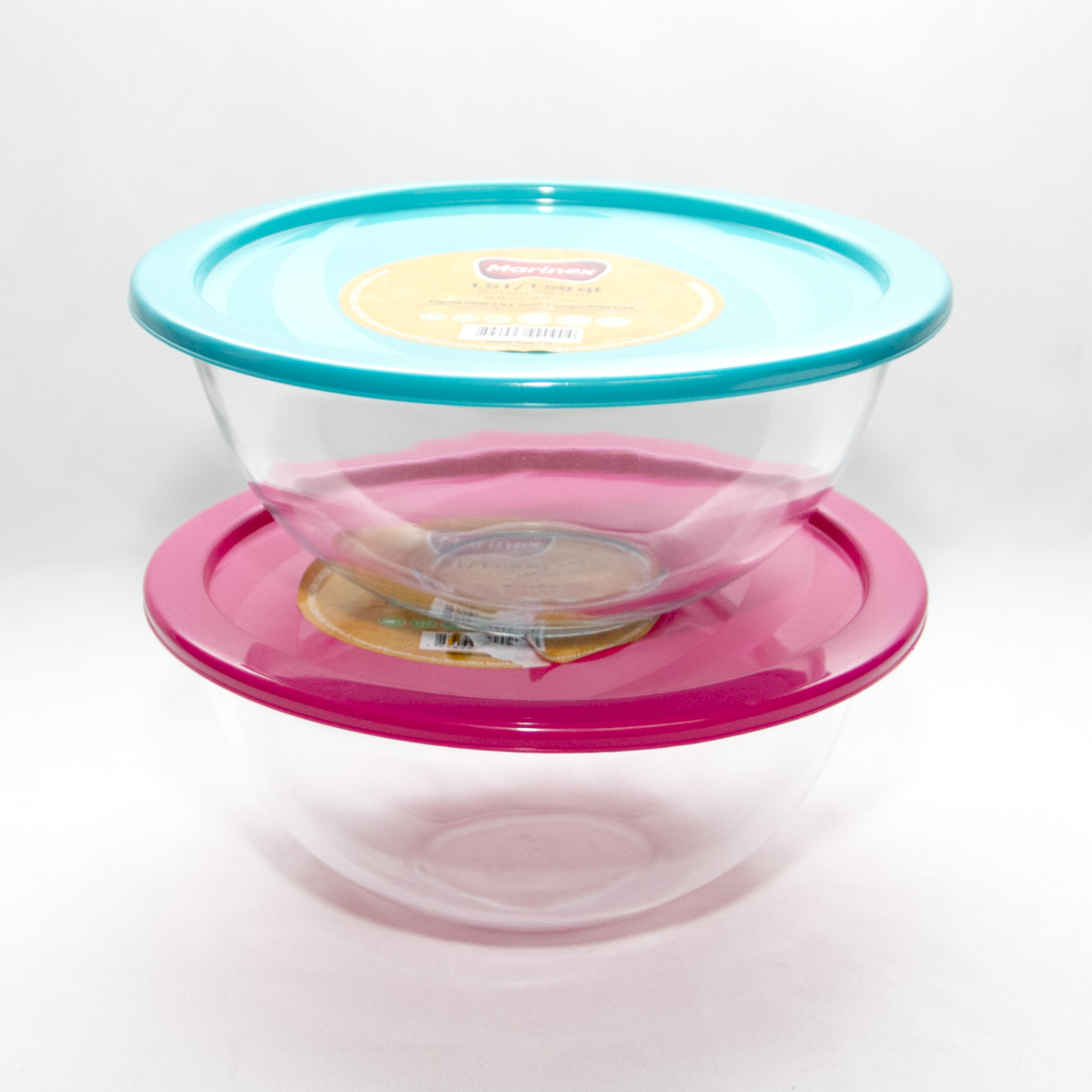 ENSALADERA/BOWL VIDRIO CON TAPA MARINEX 3LTS