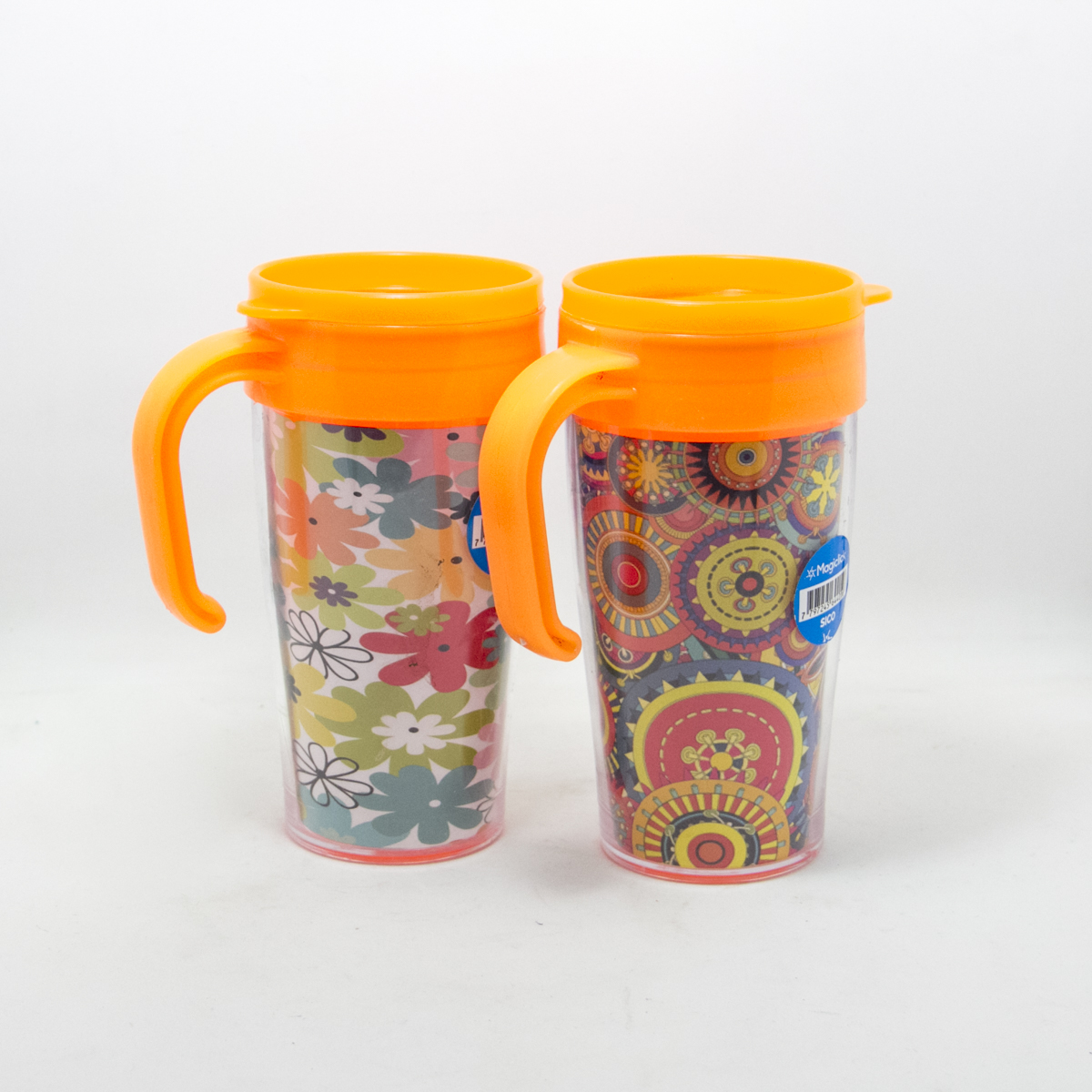 JARRO TERMICO ESTAMPADO CON TAPA Y ASA 350ML