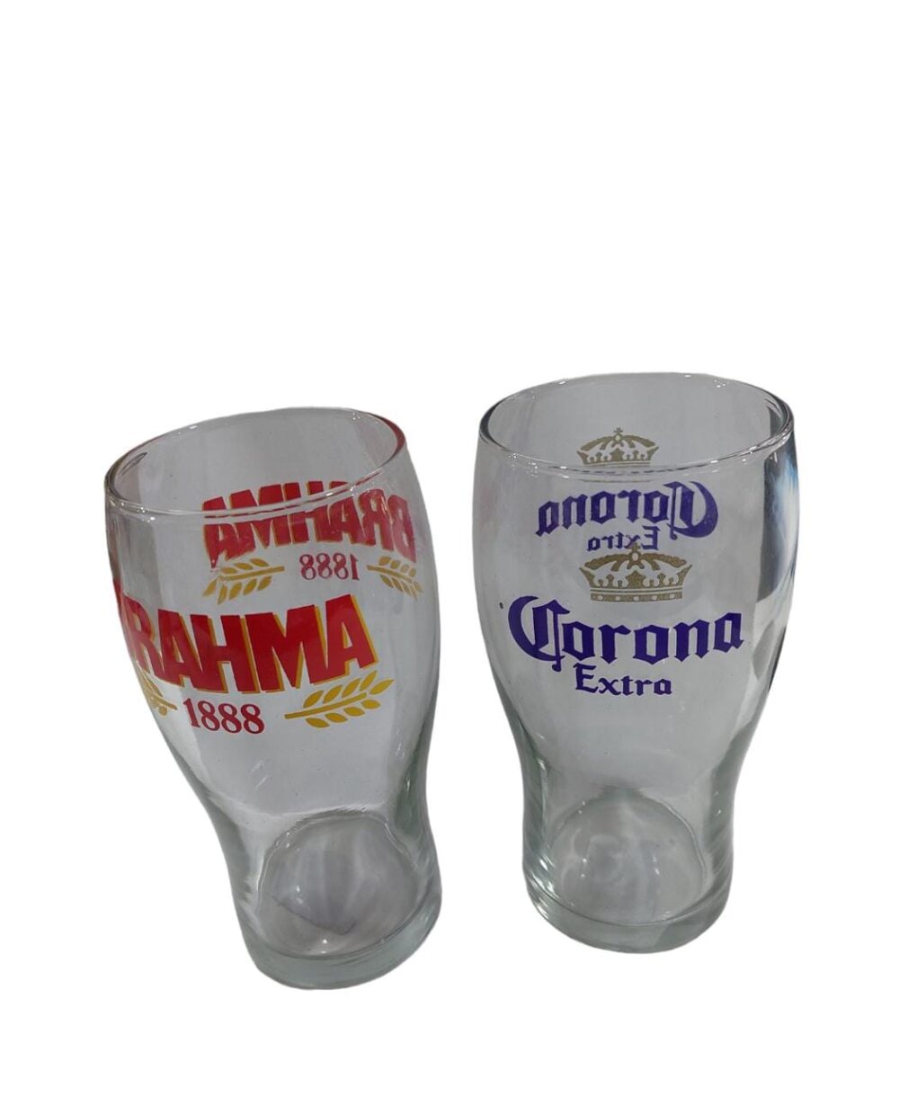 VASO VIDRIO CERVECERO ESTAMPADO 450ML