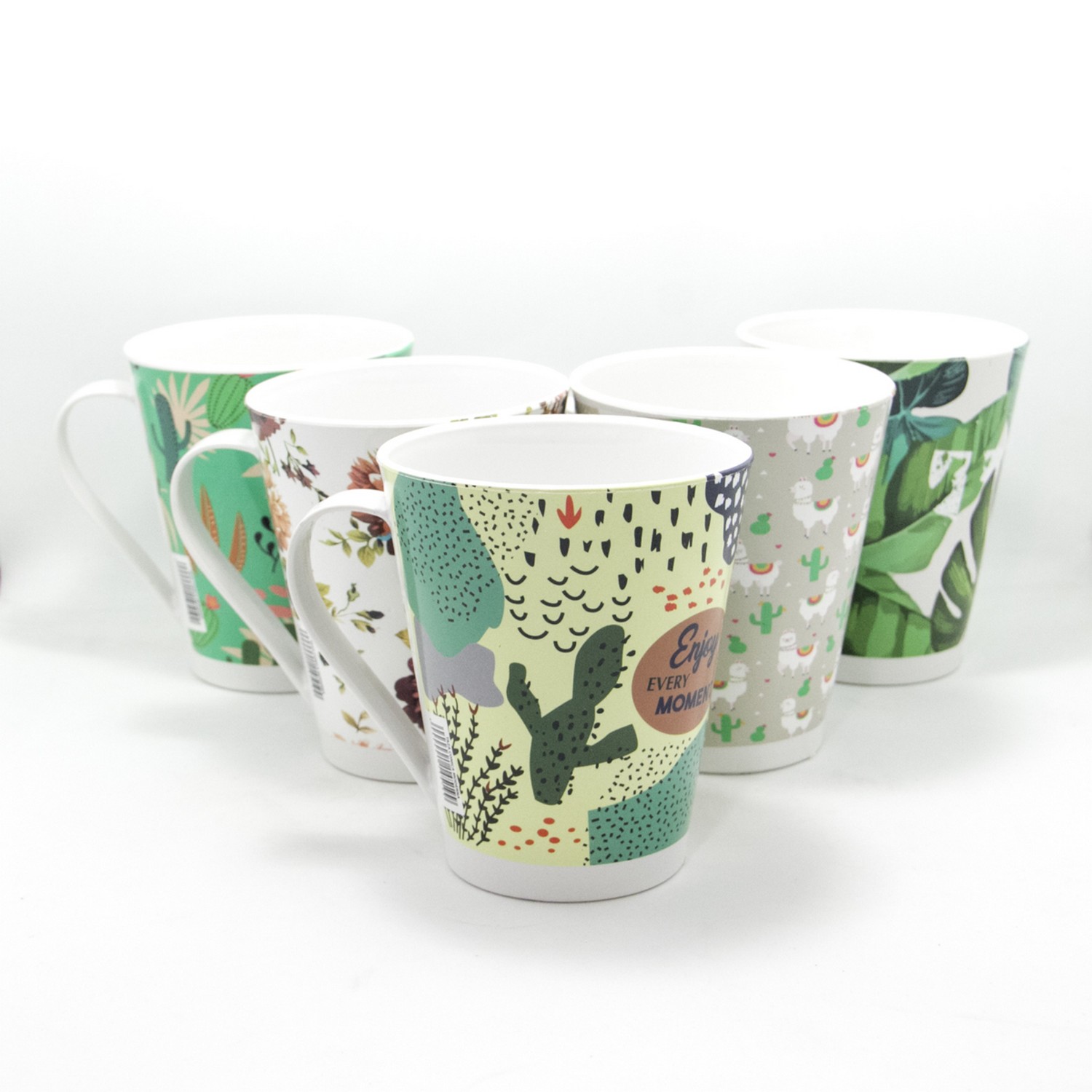 TAZA PLASTICA ESTAMPADA CONICA 425ML