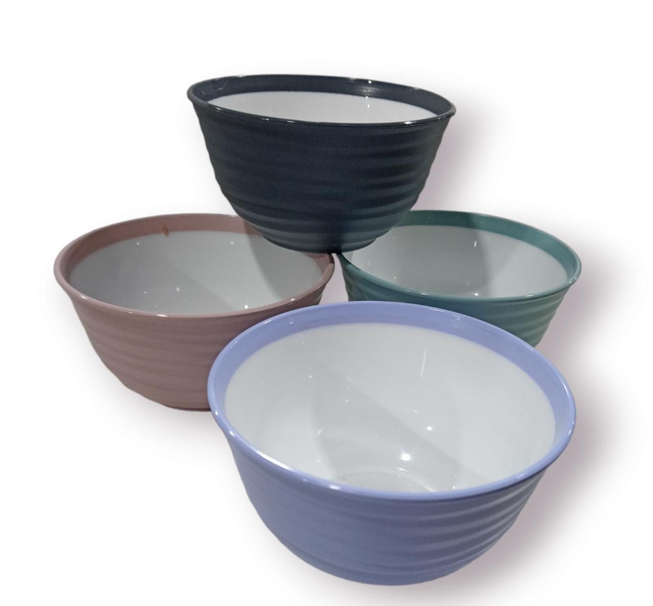 ENSALADERA/BOWL MELAMINA BICOLOR 1.200LTS