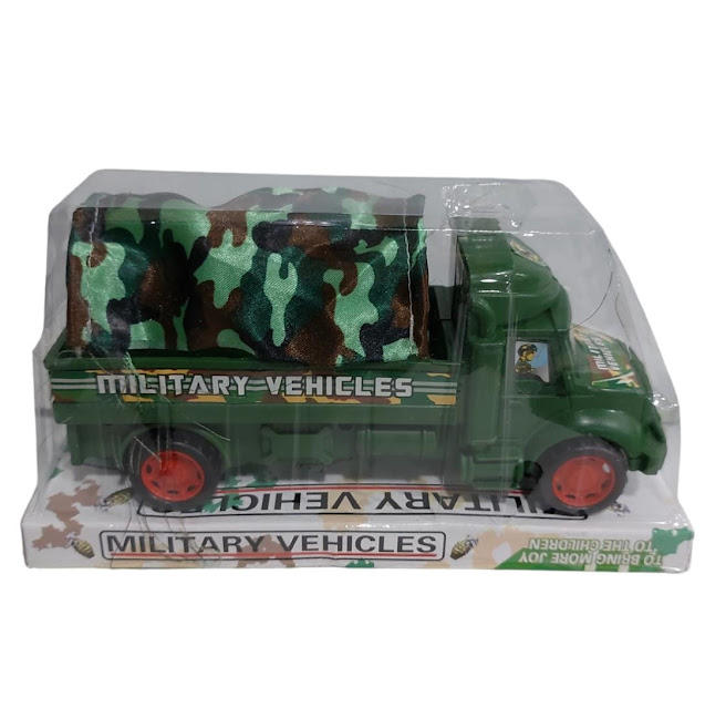 CAMION MILITAR EN BURBUJA