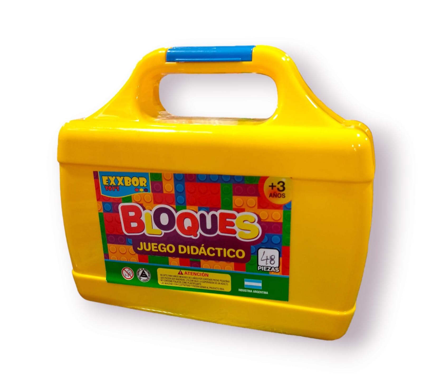 VALIJA CON BLOQUES X 48 PIEZAS
