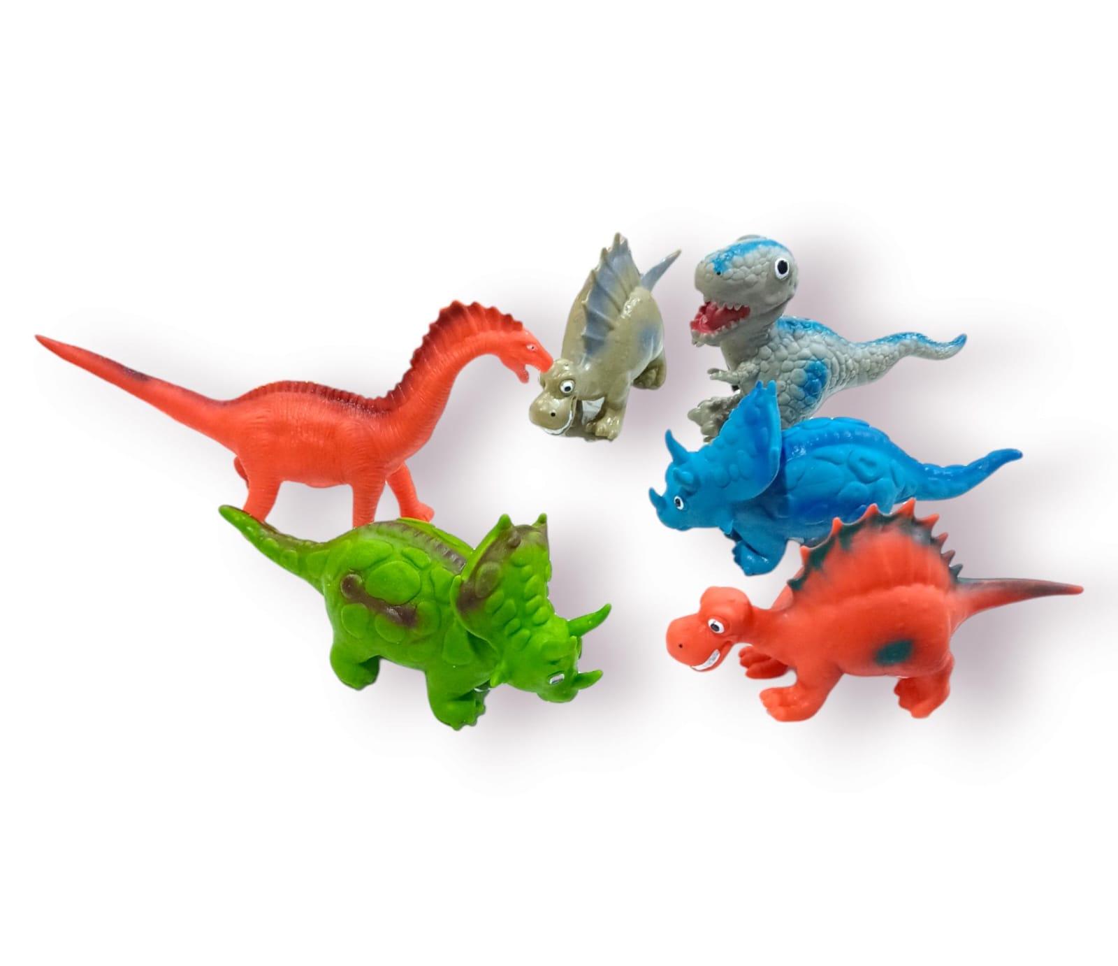 DINOSAURIO DE GOMA VARIOS MODELOS 10CM