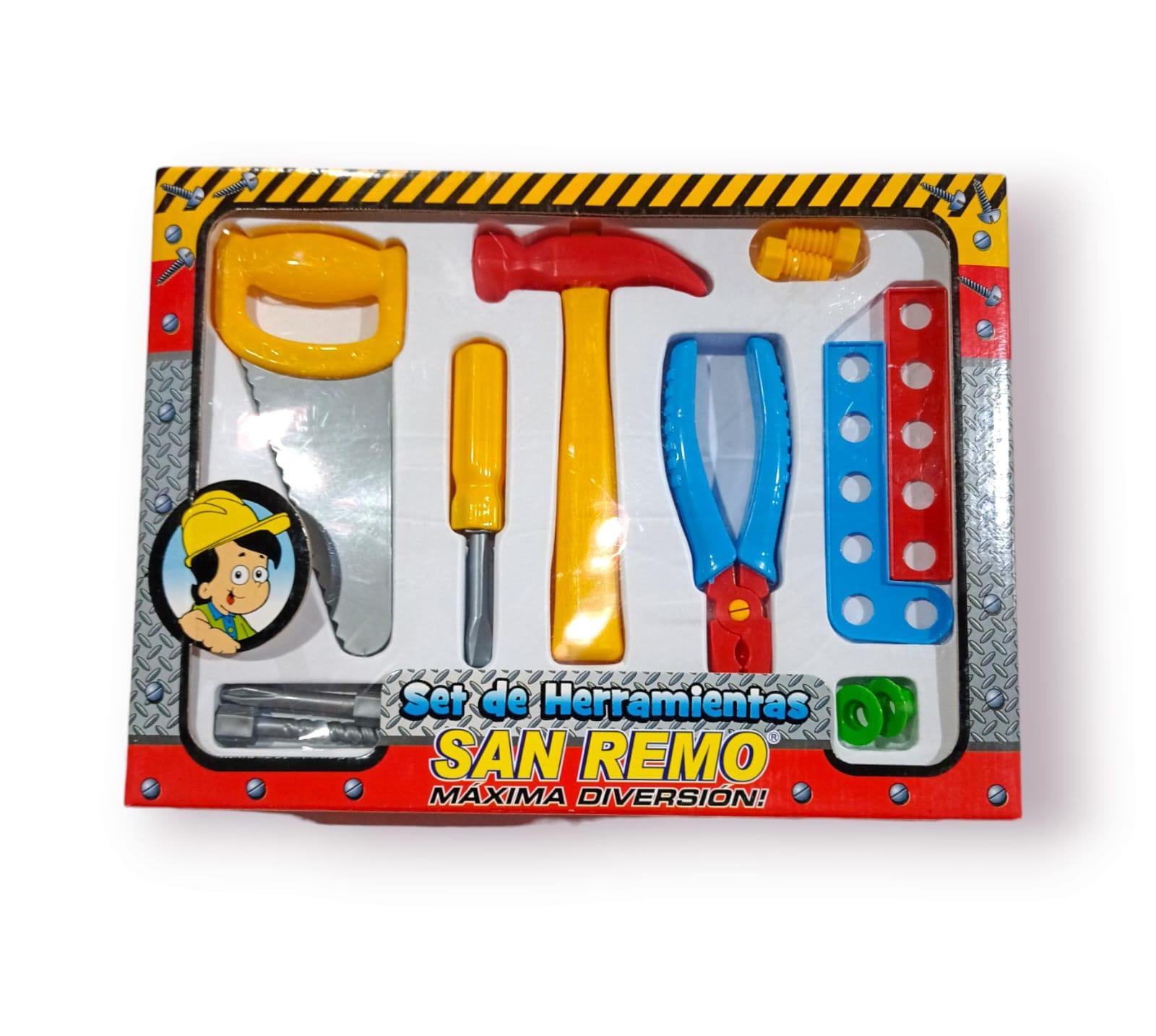 HERRAMIENTAS CON ACCESORIOS EN CAJA MAR PLAST