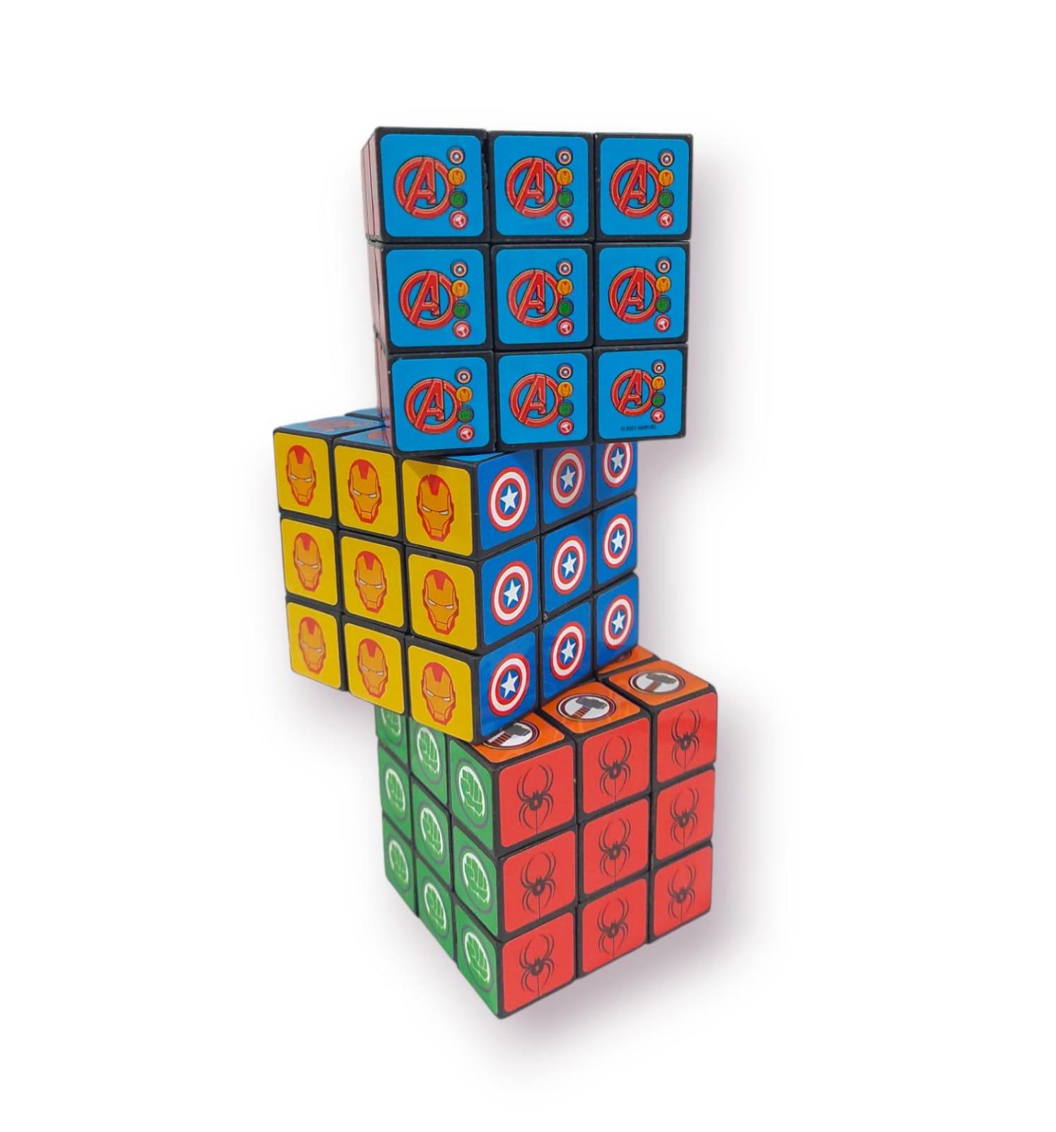 CUBO MAGICO ESTAMPADO MARVEL 5X5CM