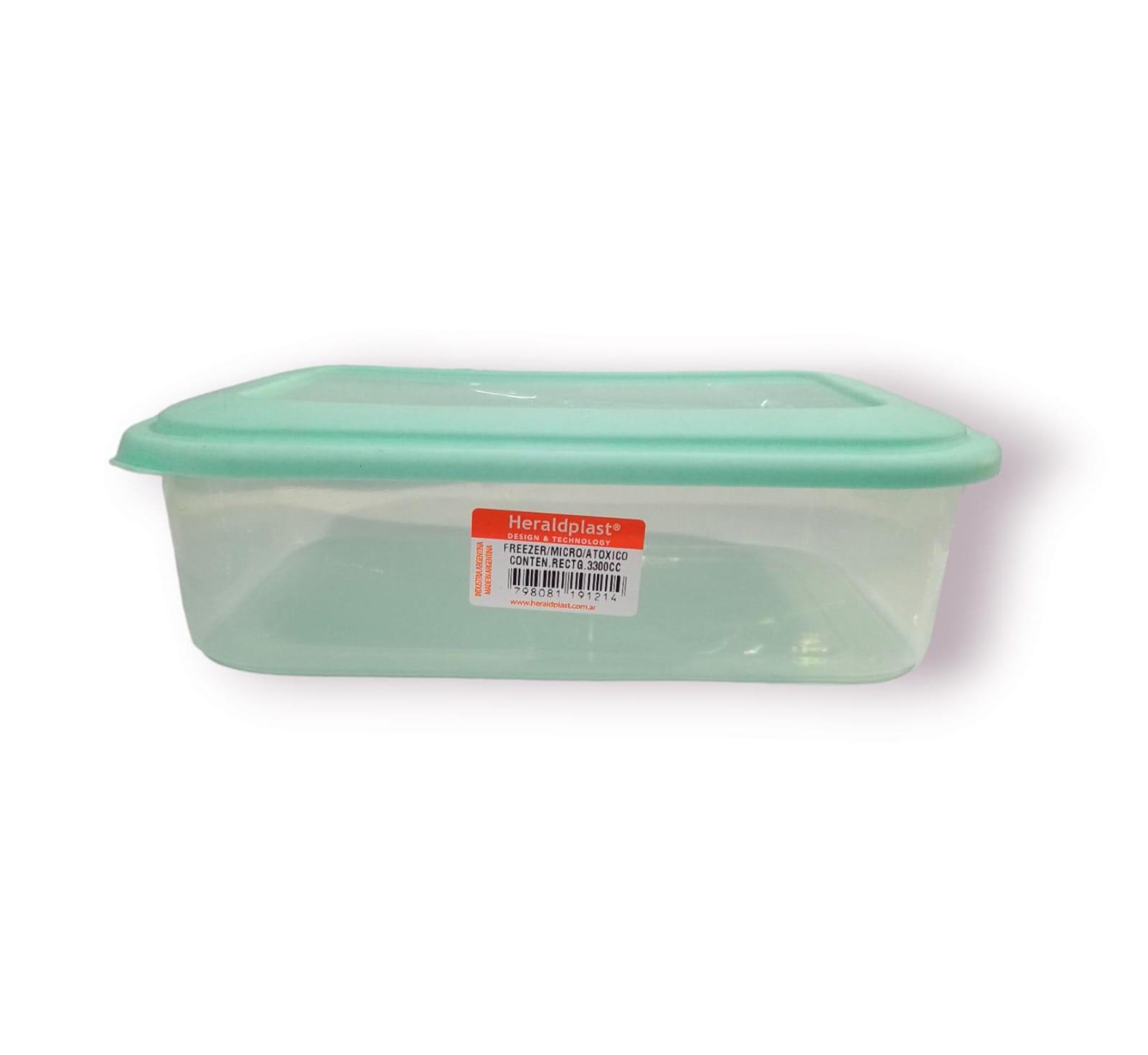 TUPPER CONTENEDOR RECTANGULAR 3.3LTS PLASTICO
