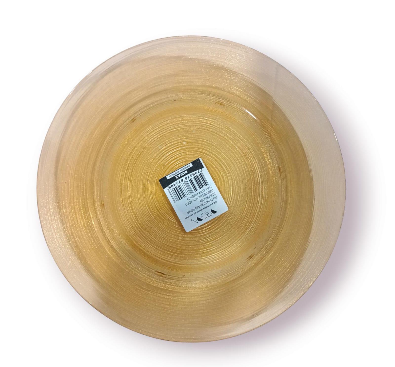 PLATO PLAYO MILANO AMBAR DURAX  26CM