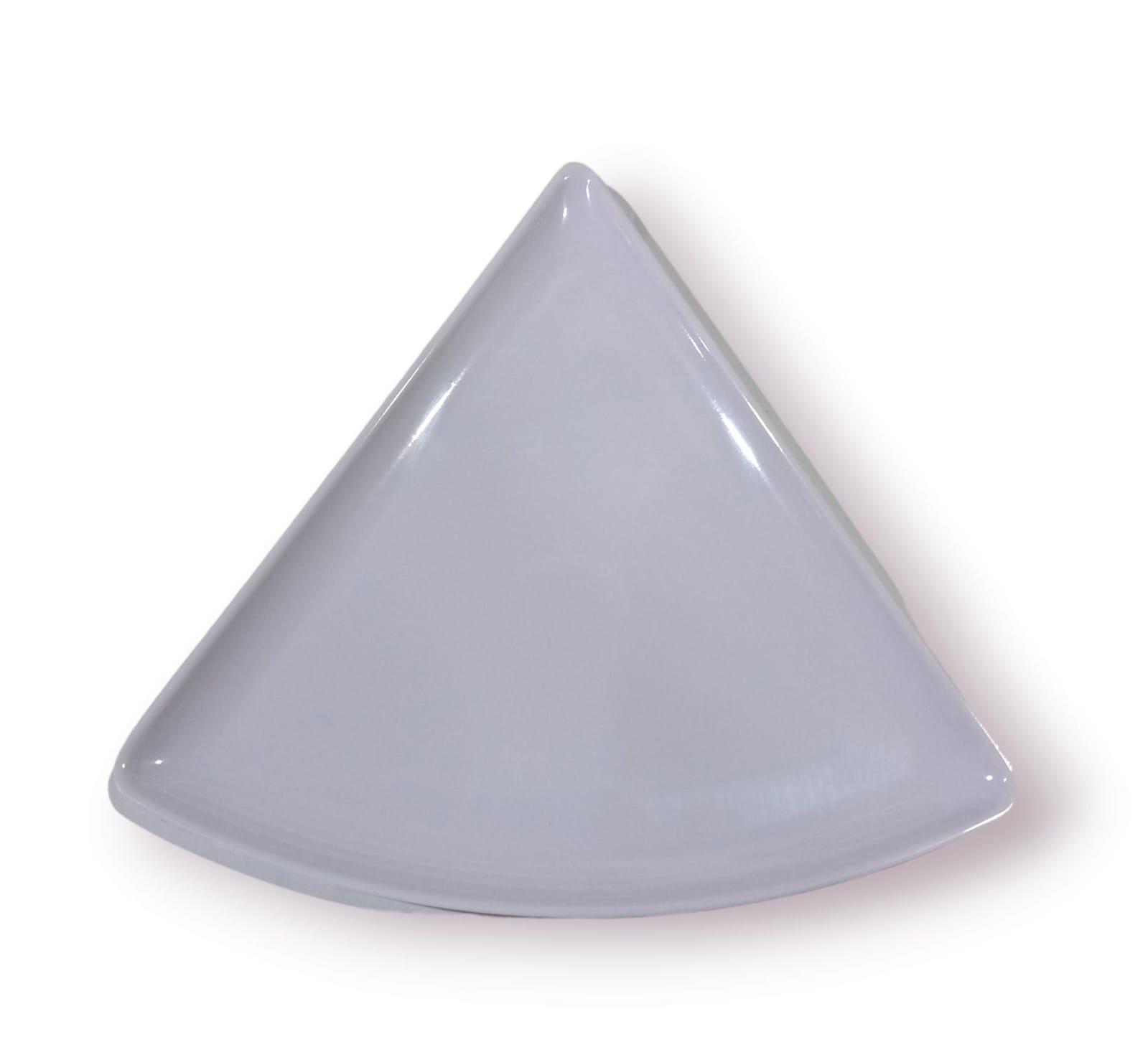PLATO PARA PIZZA  MELAMINA  22CM LINEA BLANCO