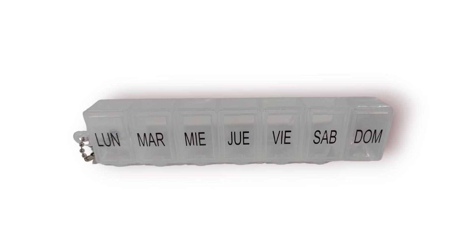 PASTILLERO SEMANAL PLASTICO 15CM