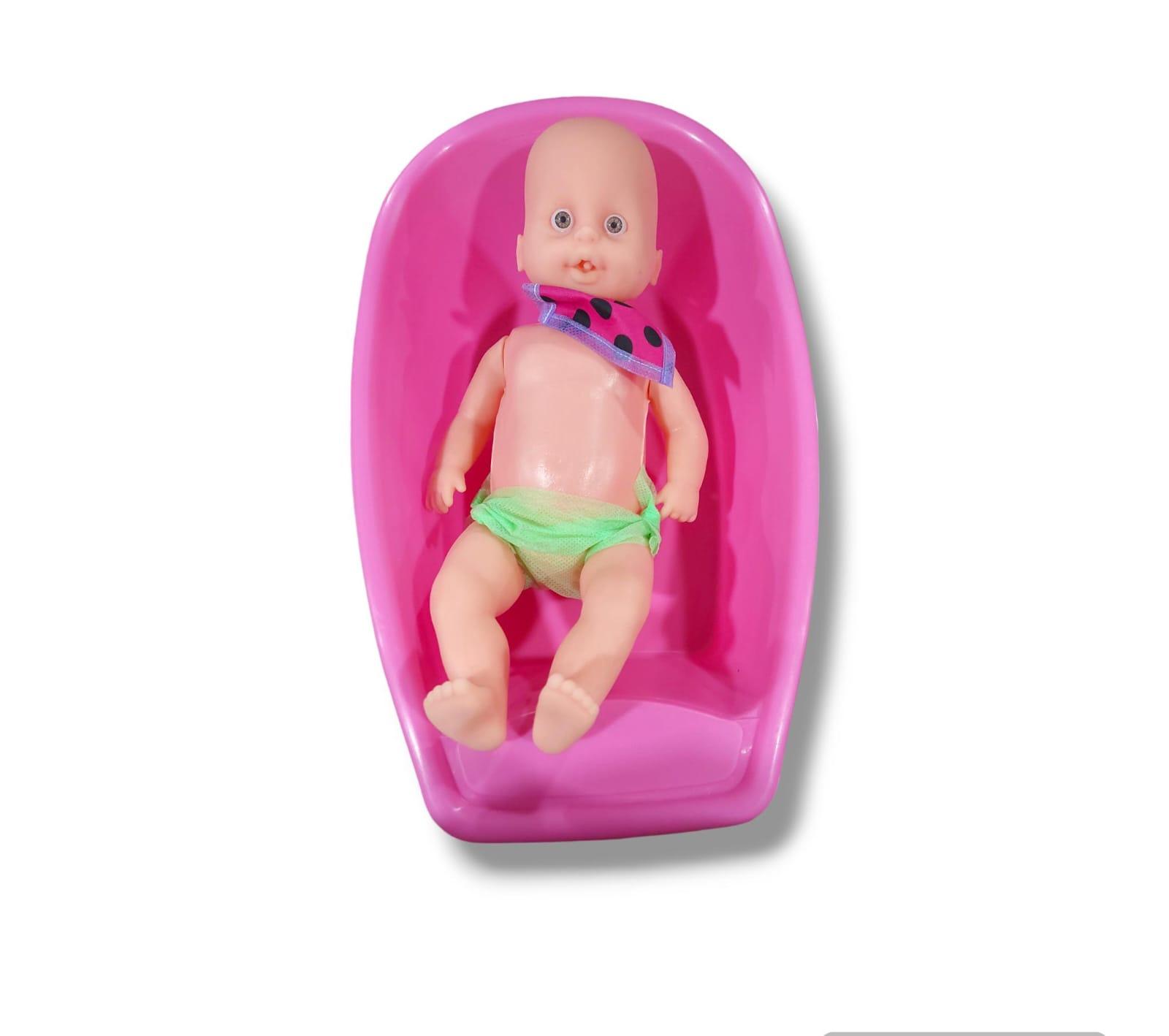 BEBE CON BAÑERA 40CM EN BOLSA