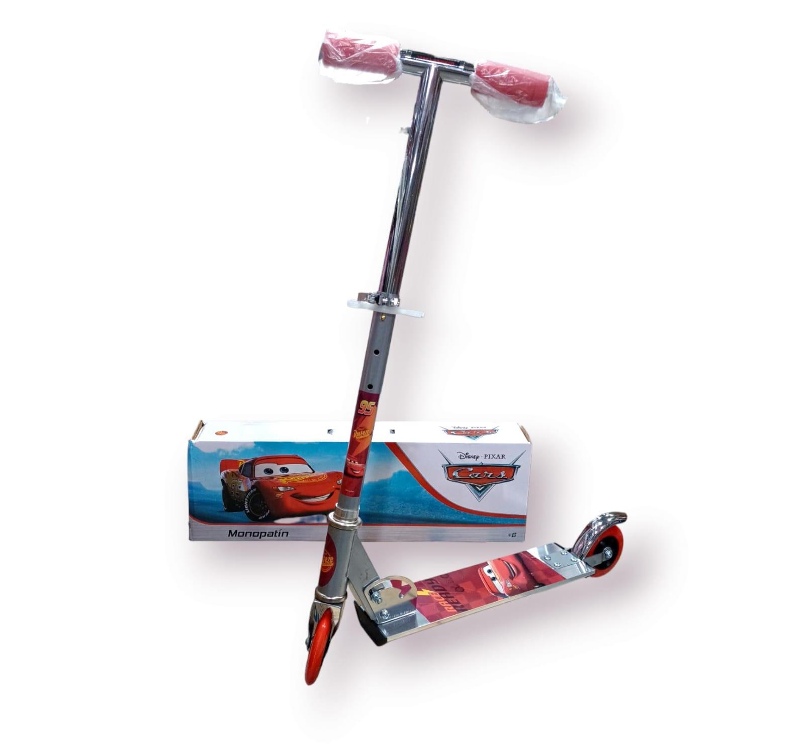 MONOPATIN METALICO 2 RUEDAS CARS EN CAJA