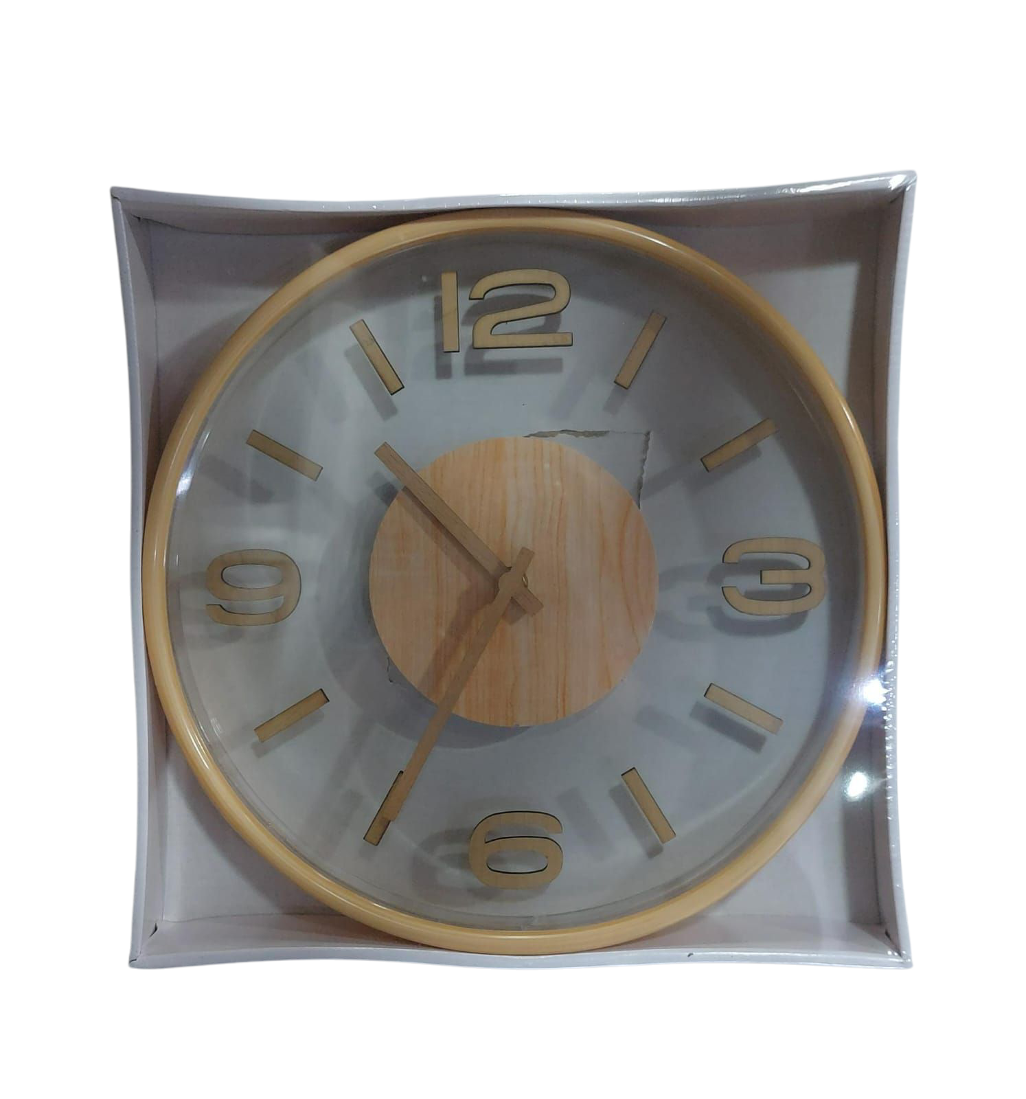 RELOJ PARED GRANDE SIMIL MADERA