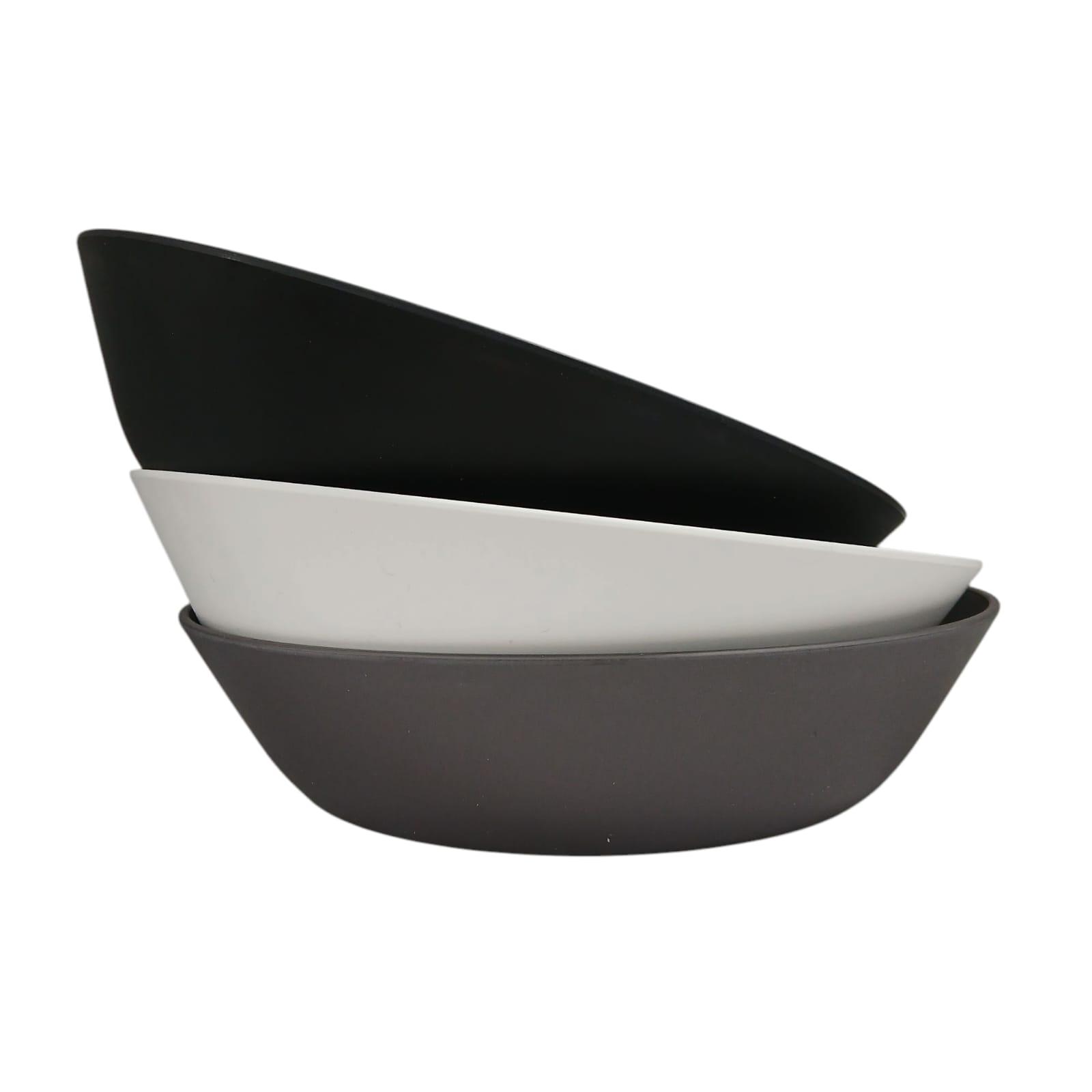 PLATO HONDO PLASTICO COLOR 19CM
