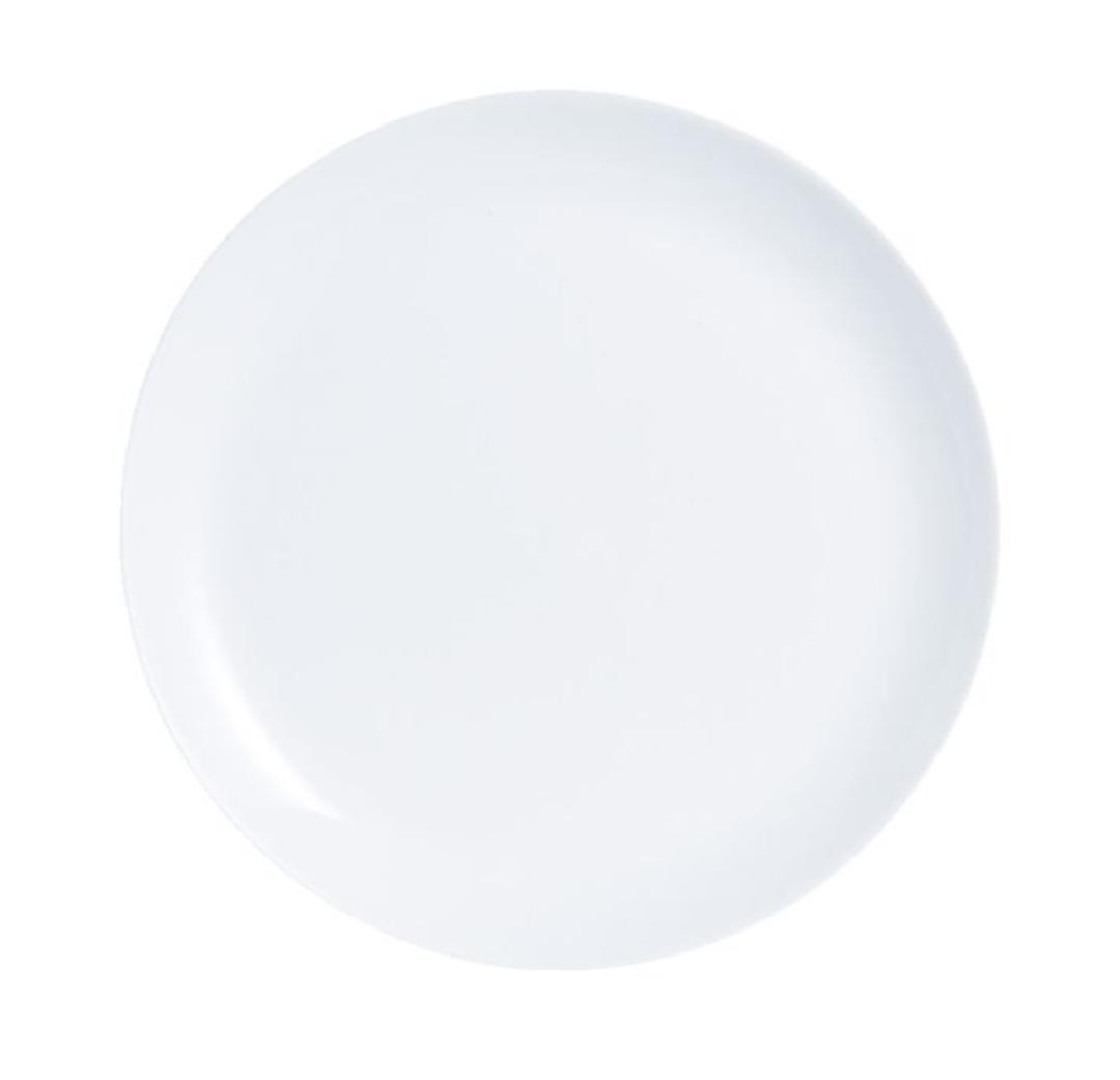 PLATO PLAYO OPALINA LINEA DIWALI BLANCO REDONDO 25CM