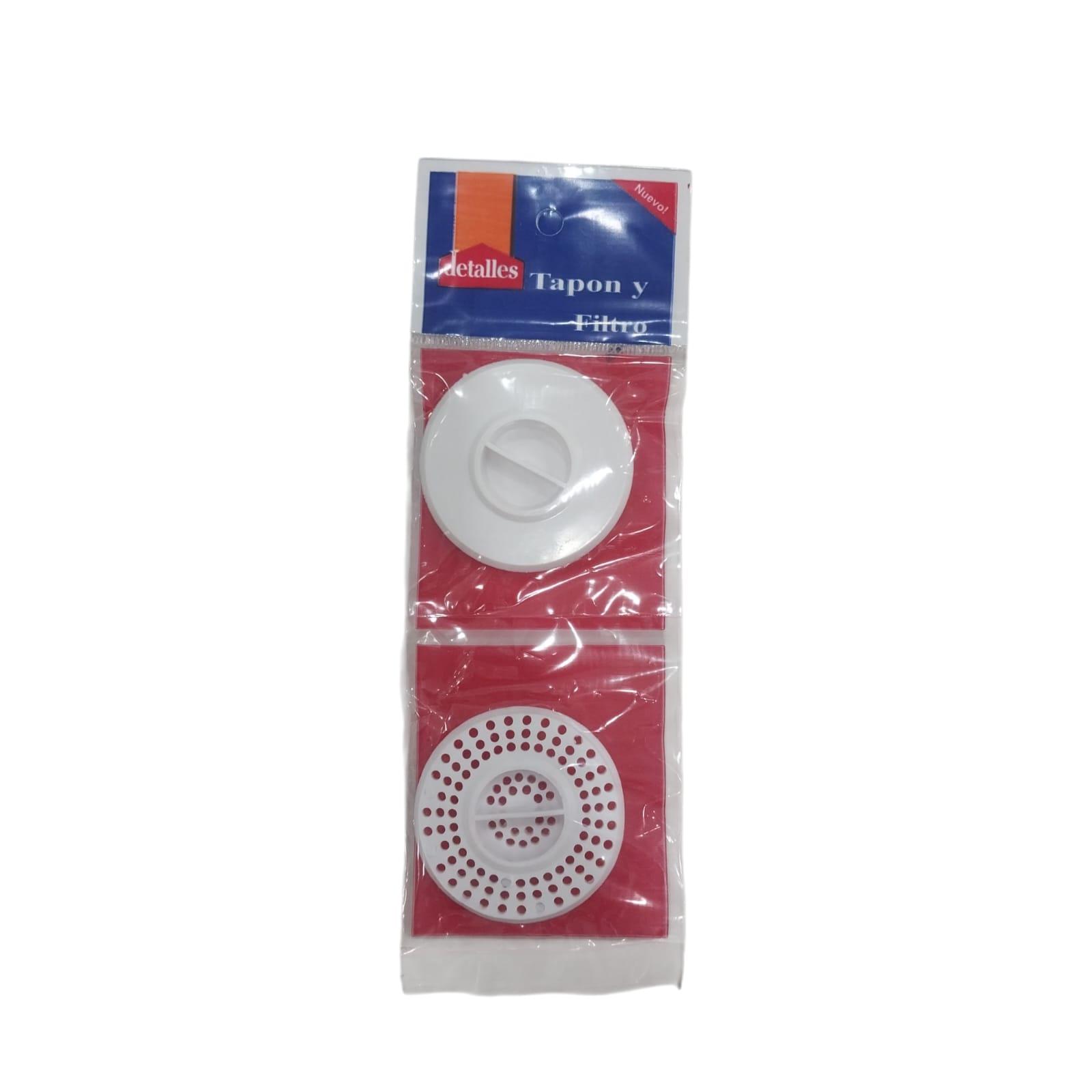 TAPON Y FILTRO PLASTICO PARA PILETA