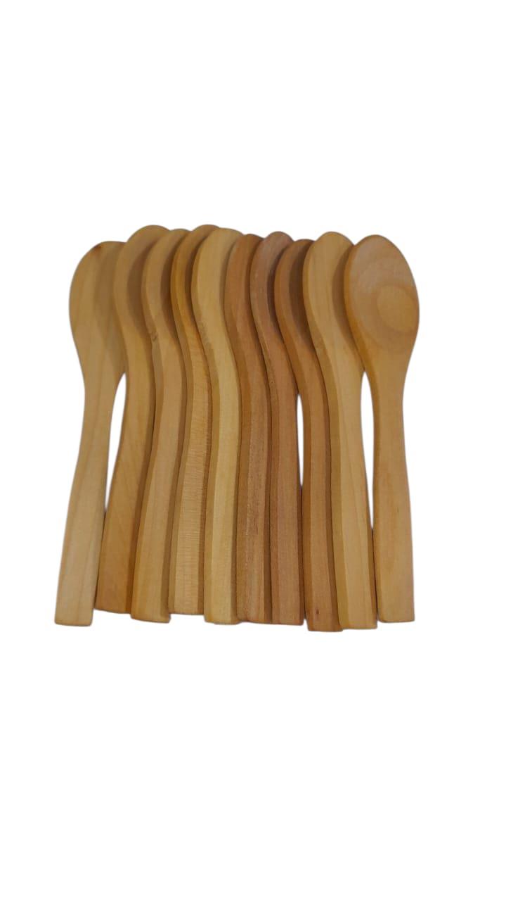  CUCHARAS X10 MADERA 13CM EN BOLSA