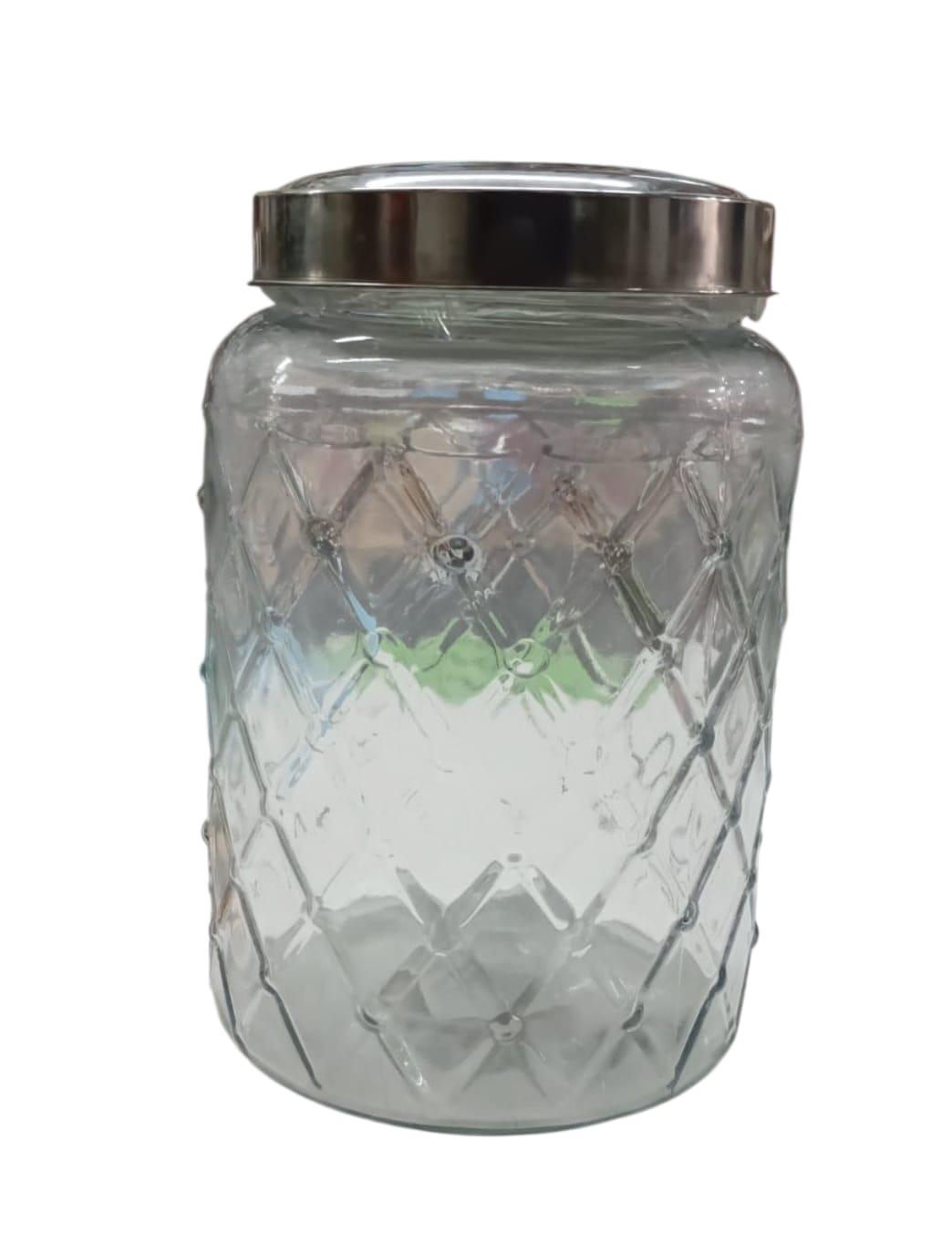 FRASCO VIDRIO LABRADO MEDIANO 3.5LTS