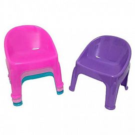 SILLITA INFANTIL CON RESPALDO PLASTICA