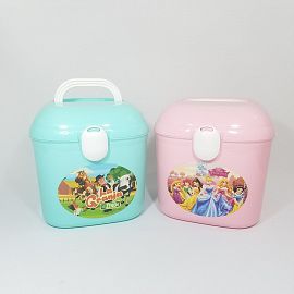 TUPPER ESTILO LUNCHERA PLASTICA CON MANIJA ESTAMPADO GRANDE