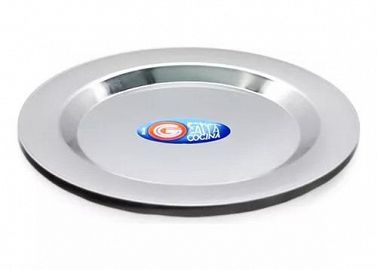 PLATO PLAYO ACERO INOXIDABLE GUADIX 22CM