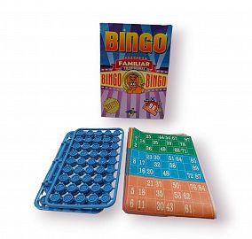 JUEGO DE BINGO PLASTICO X 96 CARTONES