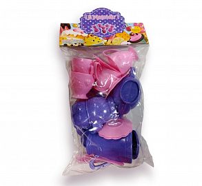 SET DE CAFE X 16 PIEZAS PLASTICO EN BOLSA