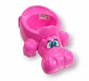 PELELA PLASTICA CON FORMA HIPOPOTAMO 13X40CM