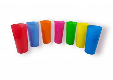 VASO PLASTICO TRAGO LARGO 300CC 