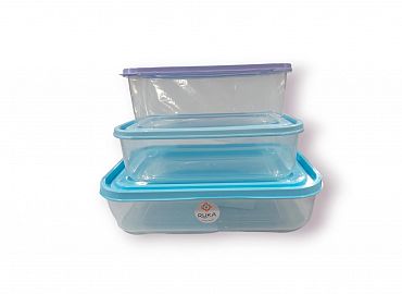 TUPPER HERMETICO SET X 3 UNIDADES 1.3/ 2/ 3.9LTS