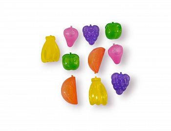 HIELO ARTIFICIAL X 10 UNIDADES MOTIVO FRUTAS