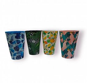 VASO PLASTICO ESTAMPADO 400CC