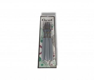 TENEDOR CAROL X 3 UNIDADES COLOR GRIS