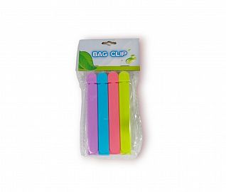 BROCHE CIERRA BOLSAS X 4 UNIDADES PLASTICOS