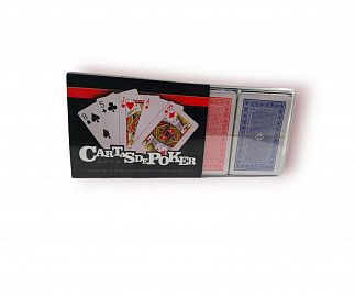 CARTAS DE POKER X 2 MAZOS EN CAJA