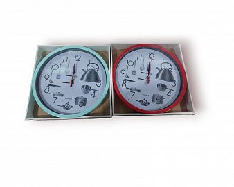 RELOJ DE PARED REDONDO EN CAJA 30CM