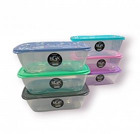 TUPPER HERMETICO RECTANGULAR PLASTICO 2.2LTS