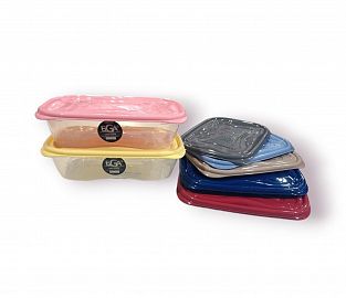 TUPPER HERMETICO RECTANGULAR PLASTICO 0.7 LTS