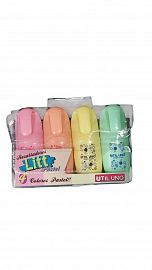 RESALTADORES X 4 UNIDADES MINI COLORES PASTEL